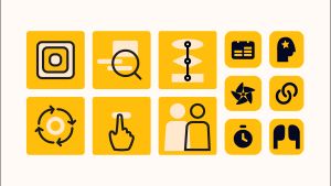 Le icone definitive per processo e risorse